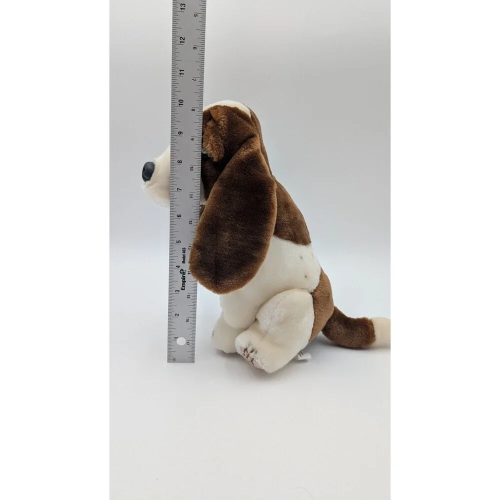 Hush Puppies Basset Hound Plush Dog Wolverine Brown White 